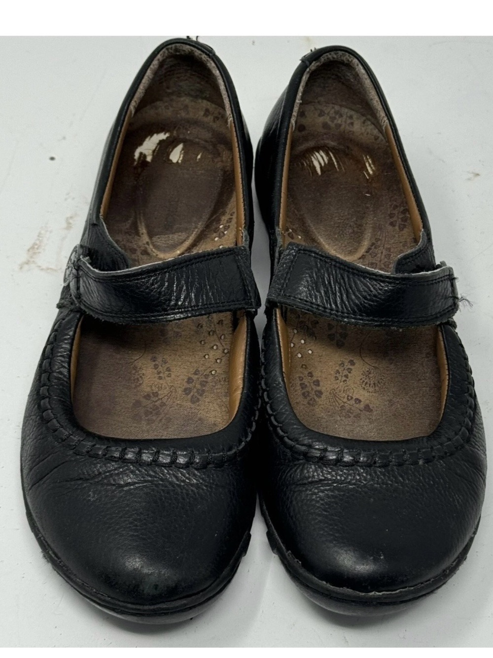 Hush Puppies Black Leather Mary Jane Shoes Women’s  Size 7